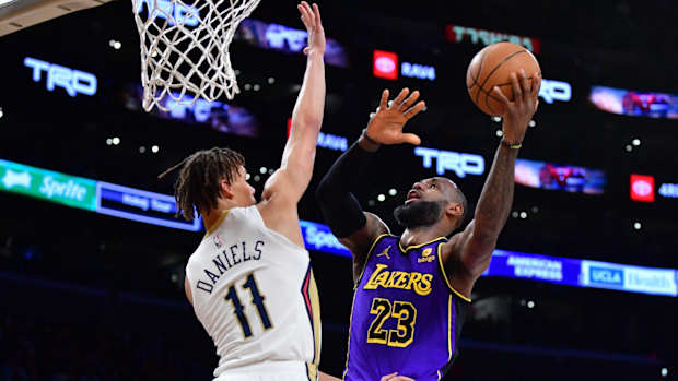 LeBron over Daniels